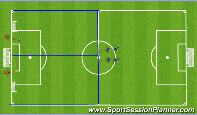 Football/Soccer Session Plan Drill (Colour): Screen 1