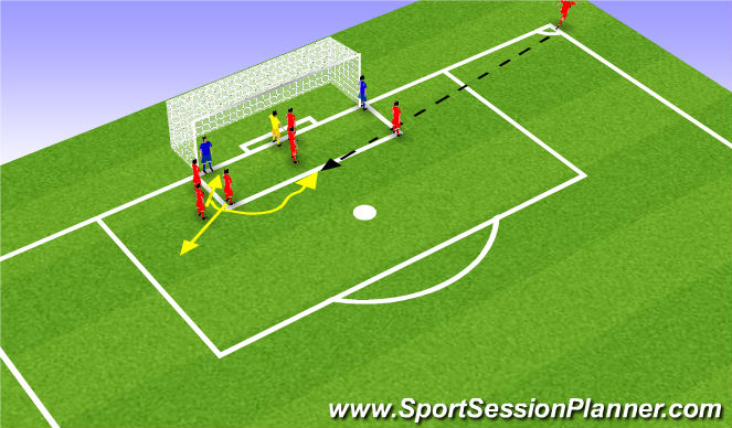 Football/Soccer Session Plan Drill (Colour): Big Boy