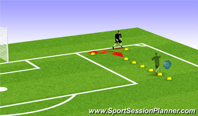 Football/Soccer Session Plan Drill (Colour): Screen 2