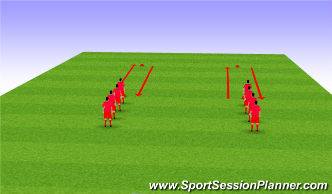 Football/Soccer Session Plan Drill (Colour): Dynamic Stretching AJ