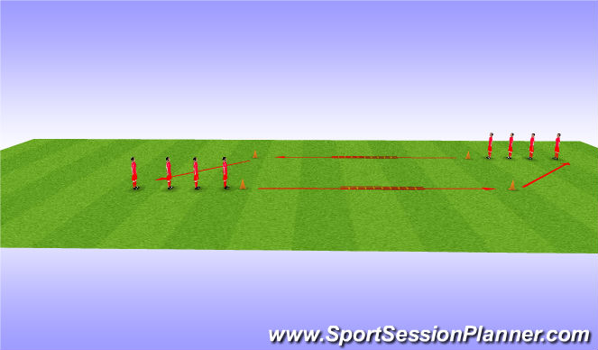 Football/Soccer Session Plan Drill (Colour): SAQ Drill AJ