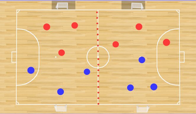 Futsal Session Plan Drill (Colour): Play