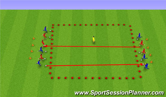 Football/Soccer Session Plan Drill (Colour): Activity 3