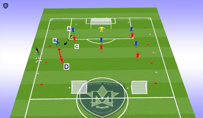 Football/Soccer Session Plan Drill (Colour): Global