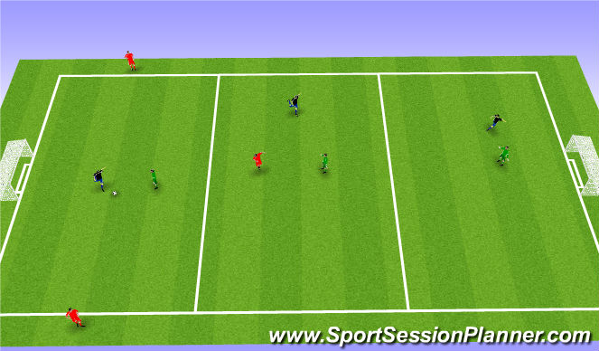 Football/Soccer Session Plan Drill (Colour): Screen 1