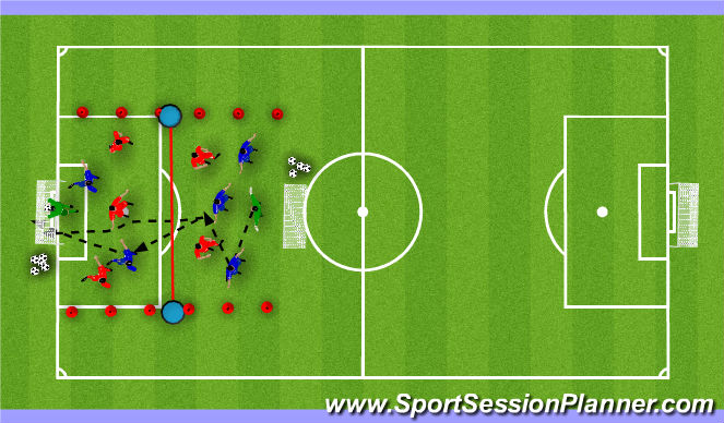 Football/Soccer Session Plan Drill (Colour): Screen 1