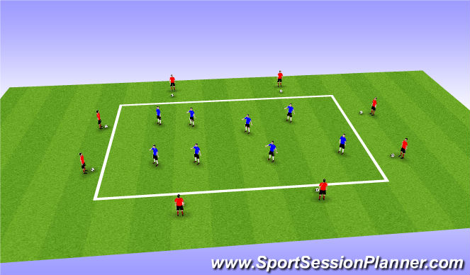 Football/Soccer Session Plan Drill (Colour): Screen 1