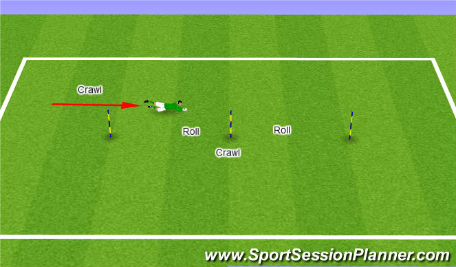 Football/Soccer Session Plan Drill (Colour): Animation 2