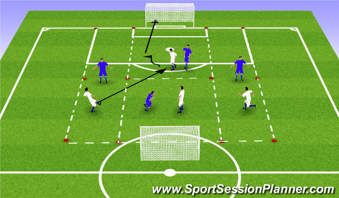 Football/Soccer Session Plan Drill (Colour): Tr3