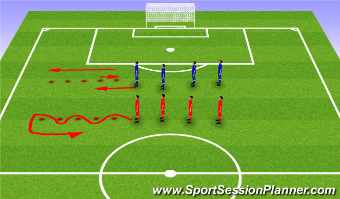 Football/Soccer Session Plan Drill (Colour): Screen 1