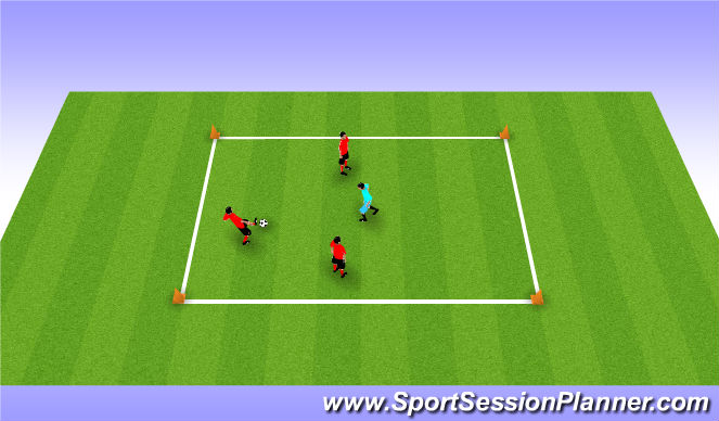 Football/Soccer Session Plan Drill (Colour): Screen 1