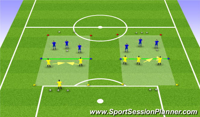 Football/Soccer Session Plan Drill (Colour): PG