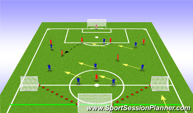 Football/Soccer Session Plan Drill (Colour): TG