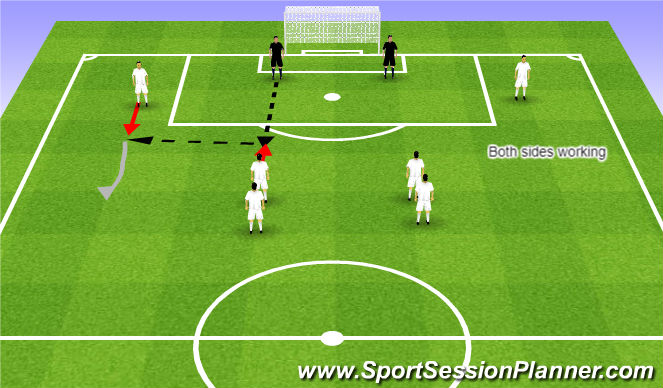 Football/Soccer Session Plan Drill (Colour): Screen 1