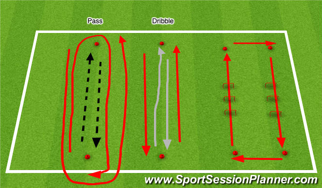 Football/Soccer Session Plan Drill (Colour): Screen 1