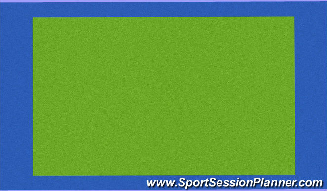 Hockey Session Plan Drill (Colour): 16:00 WarmUp