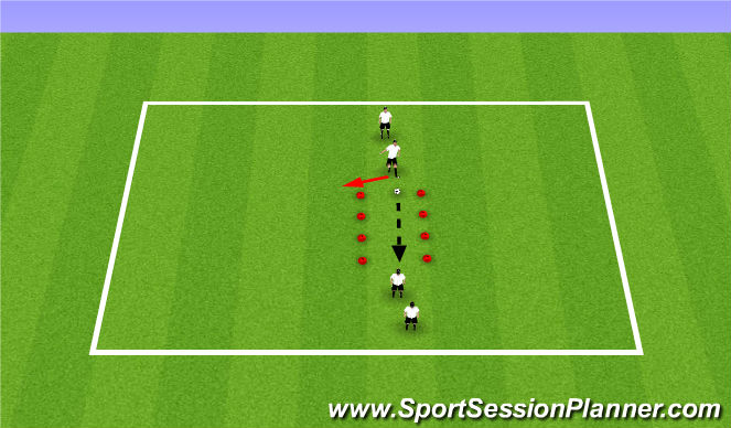 Football/Soccer Session Plan Drill (Colour): Techni-Coordination