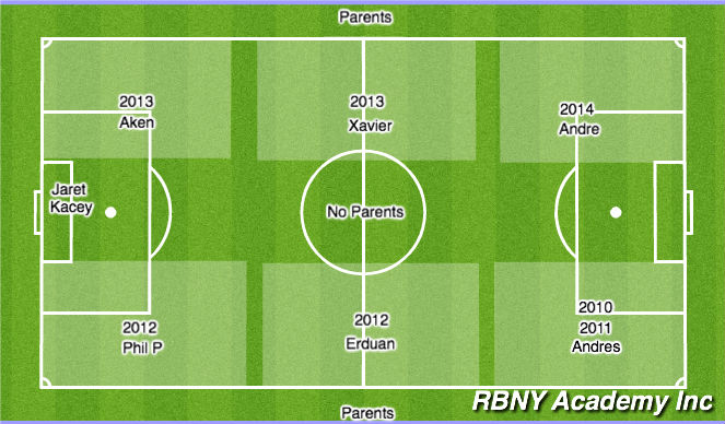 Football Soccer: Greenburgh Pre-travel Field Layout (warm-ups, Academy 