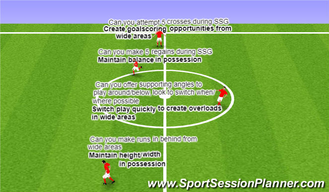 Football/Soccer Session Plan Drill (Colour): Challenges!