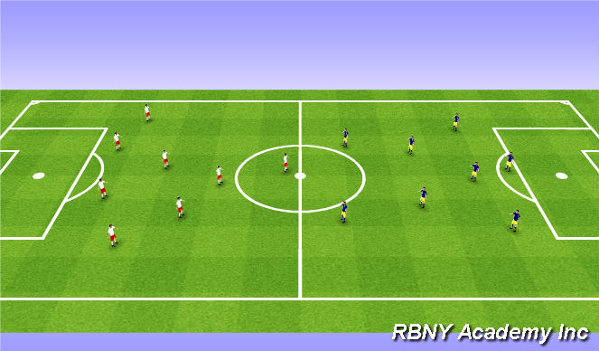 Football/Soccer Session Plan Drill (Colour): Match