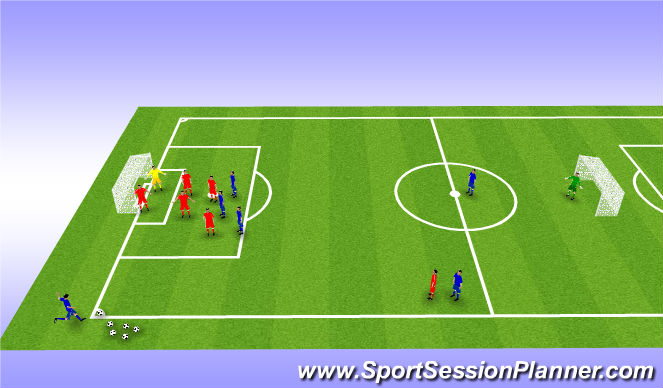 Football/Soccer Session Plan Drill (Colour): Screen 4