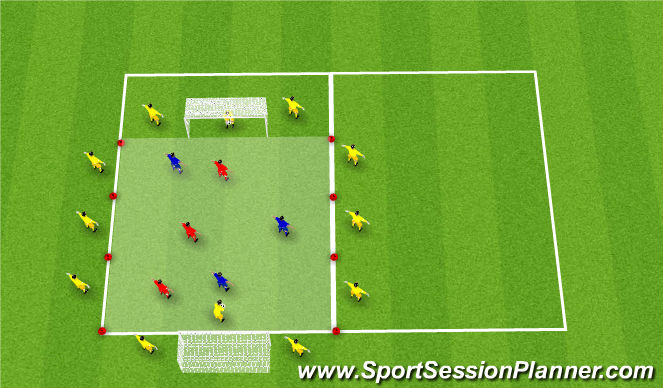 Football/Soccer: 1v1 Defending Series-2019 (Functional: Defender, Moderate)