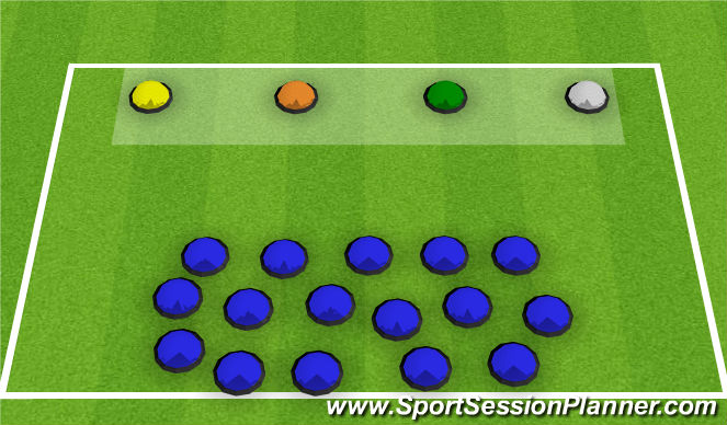 Football/Soccer Session Plan Drill (Colour): Process of Picking