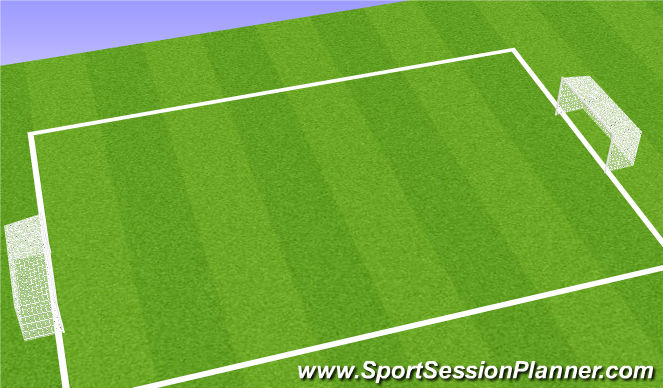 Football/Soccer Session Plan Drill (Colour): Kings Court