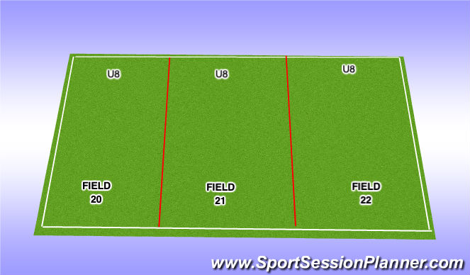 Football/Soccer Session Plan Drill (Colour): FIELD 3