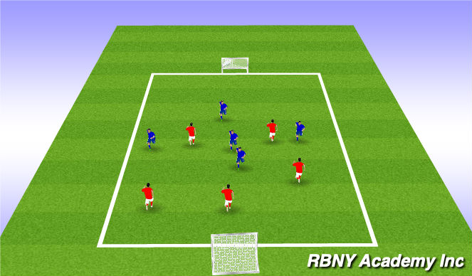 Football/Soccer Session Plan Drill (Colour): Match