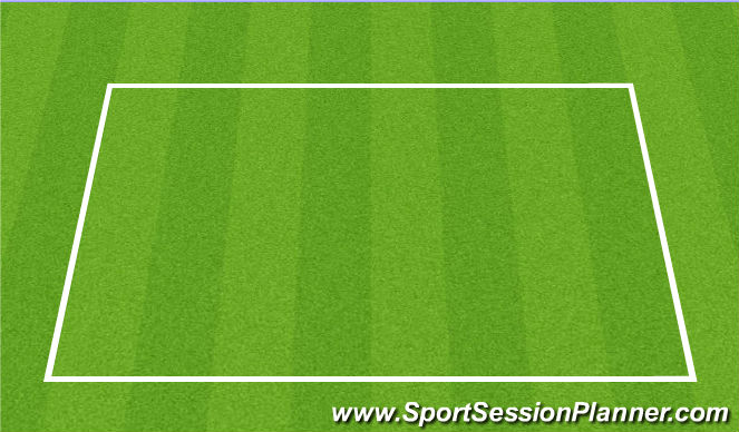 Football/Soccer Session Plan Drill (Colour): Knockout