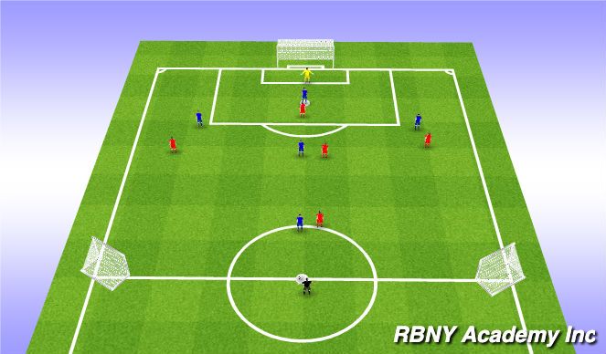 Football/Soccer Session Plan Drill (Colour): Game