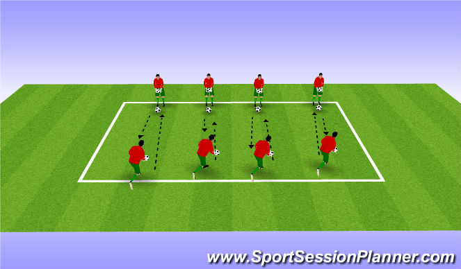 Football/Soccer Session Plan Drill (Colour): Screen 2