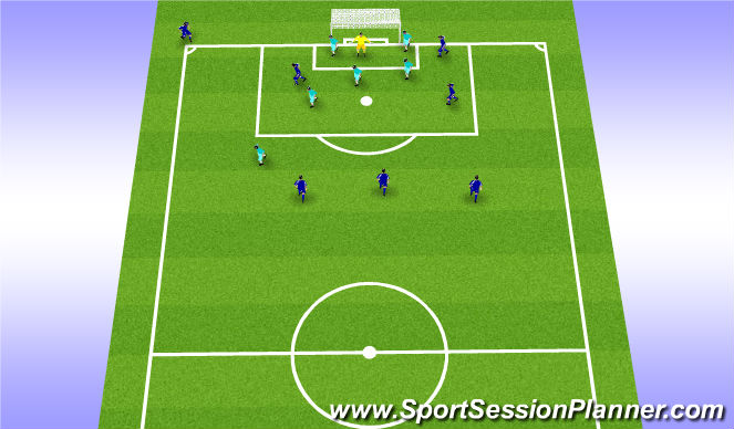 Football/Soccer Session Plan Drill (Colour): Screen 4