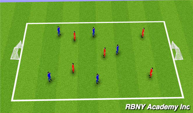Football/Soccer Session Plan Drill (Colour): Free Play: