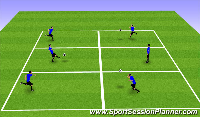 Football/Soccer Session Plan Drill (Colour): Cool Down