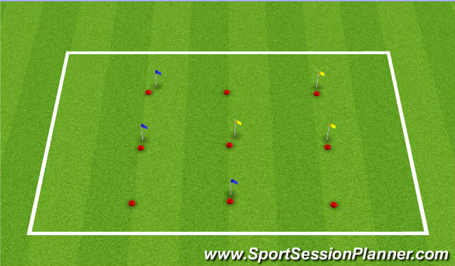 Football/Soccer Session Plan Drill (Colour): Team Building II