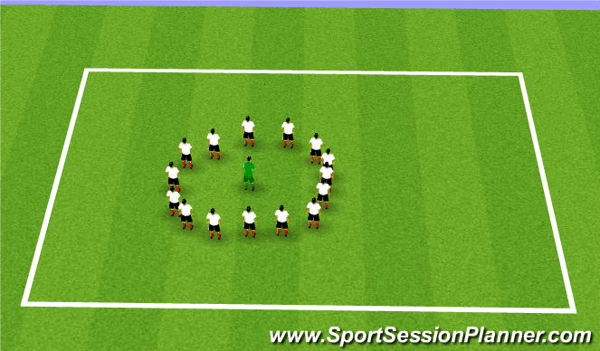 Football/Soccer Session Plan Drill (Colour): Memory III