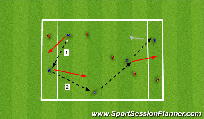 Football/Soccer Session Plan Drill (Colour): Screen 1