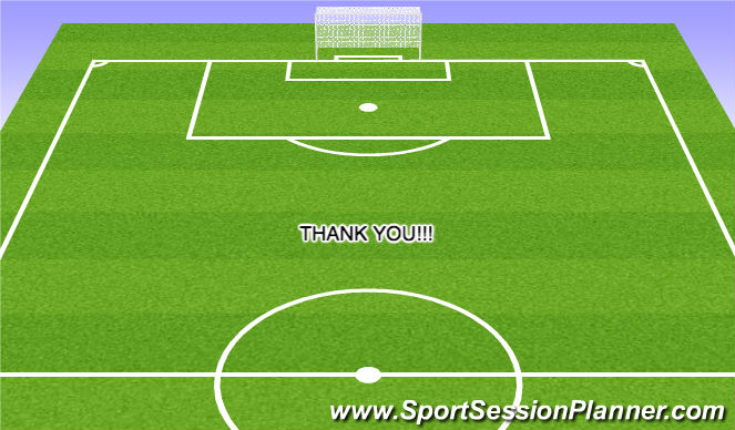 Football/Soccer Session Plan Drill (Colour): Thank You!