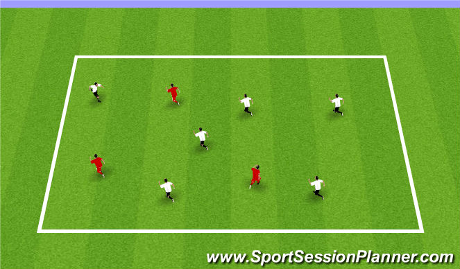 Football/Soccer Session Plan Drill (Colour): Nomads Moves
