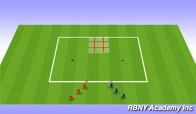 Football/Soccer Session Plan Drill (Colour): SAQ WARM UP