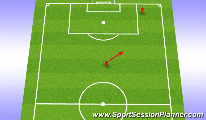 Football/Soccer Session Plan Drill (Colour): DM Movement