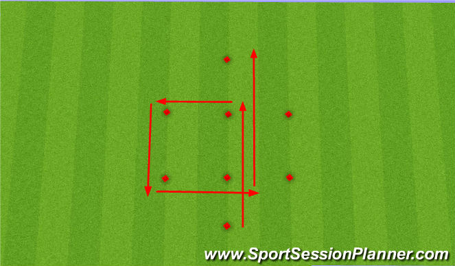Football/Soccer Session Plan Drill (Colour): Speed and Endurance