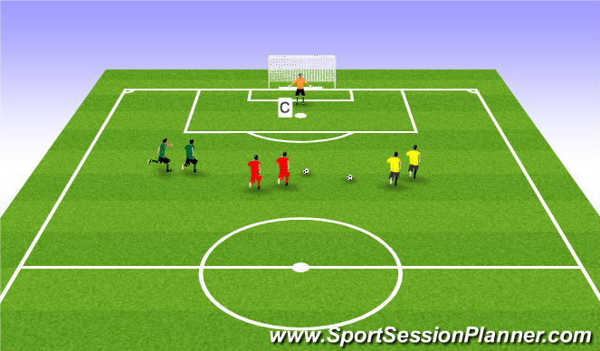 Football/Soccer Session Plan Drill (Colour): fun activity