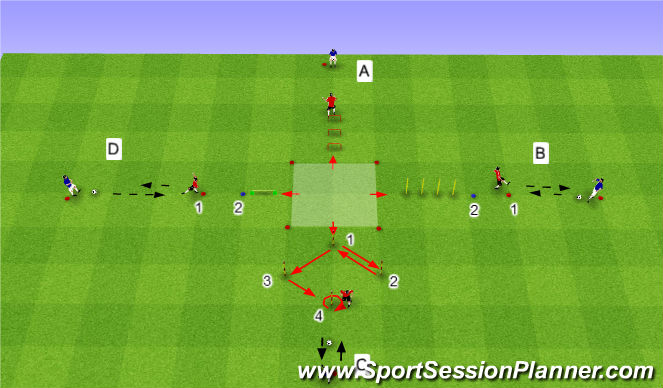 Football/Soccer Session Plan Drill (Colour): Atelier Proprio1