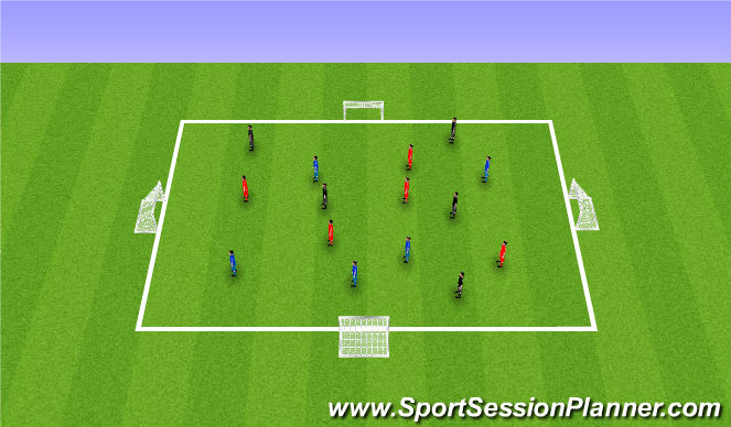 Football/Soccer Session Plan Drill (Colour): Session Set Up Technical