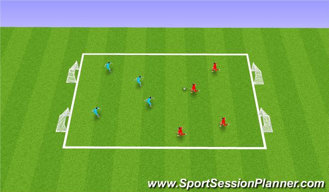 Football/Soccer Session Plan Drill (Colour): Welcome Game