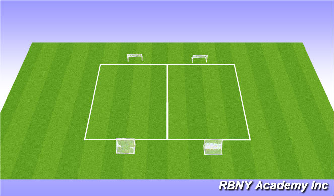 Football/Soccer Session Plan Drill (Colour): tourney play