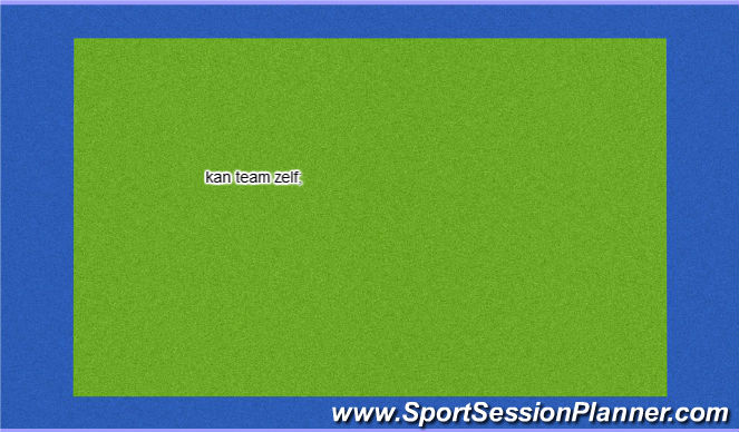 Hockey Session Plan Drill (Colour): Standaard warming uo